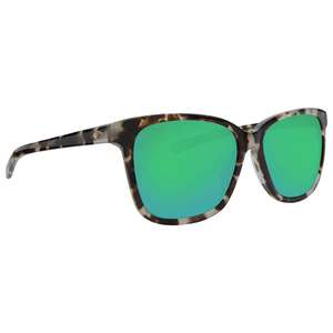 Costa Del Mar May Polarized Sunglasses - Shiny Tiger Cowrie/Green
