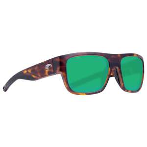 Costa Del Mar Sampan Polarized Sunglasses - Matte Tortoise/Green Mirror Costa Del Mar Sampan Polarized Sunglasses - Matte Tortoise/Green Mirror