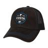 Costa Del Mar Men's Shield Trucker Cap - Black One size fits all