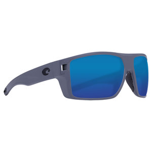 Costa Diedo Polarized Sunglasses - Matte Gray/Blue