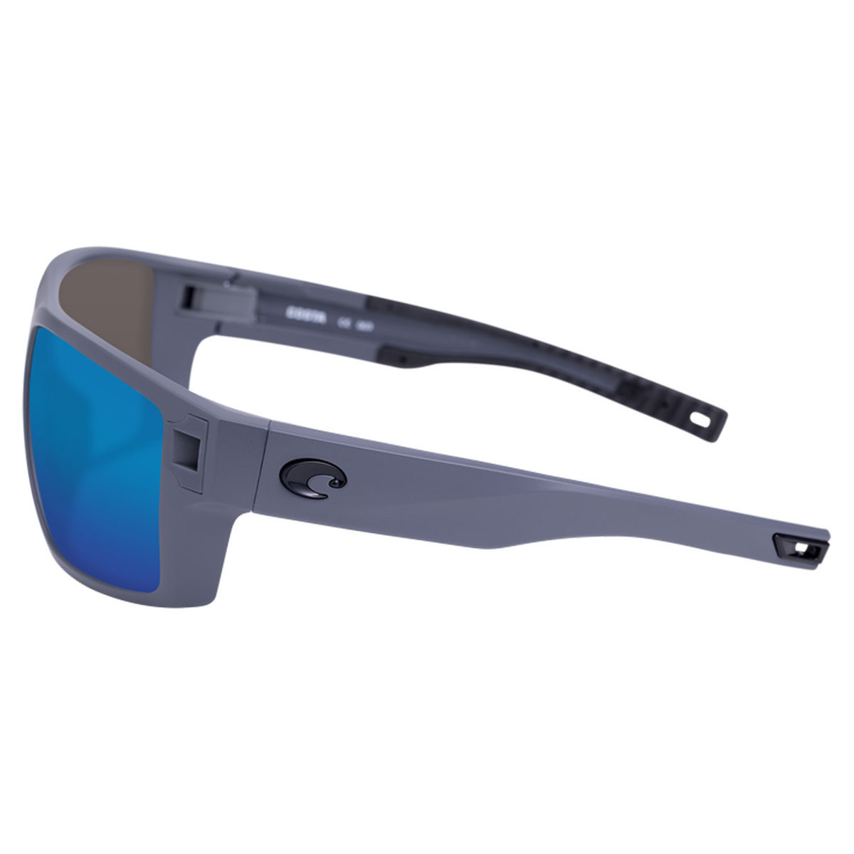 Costa Diedo Polarized Sunglasses - Matte Gray/Blue - Adult Costa Diedo Polarized Sunglasses - Matte Gray/Blue - Adult