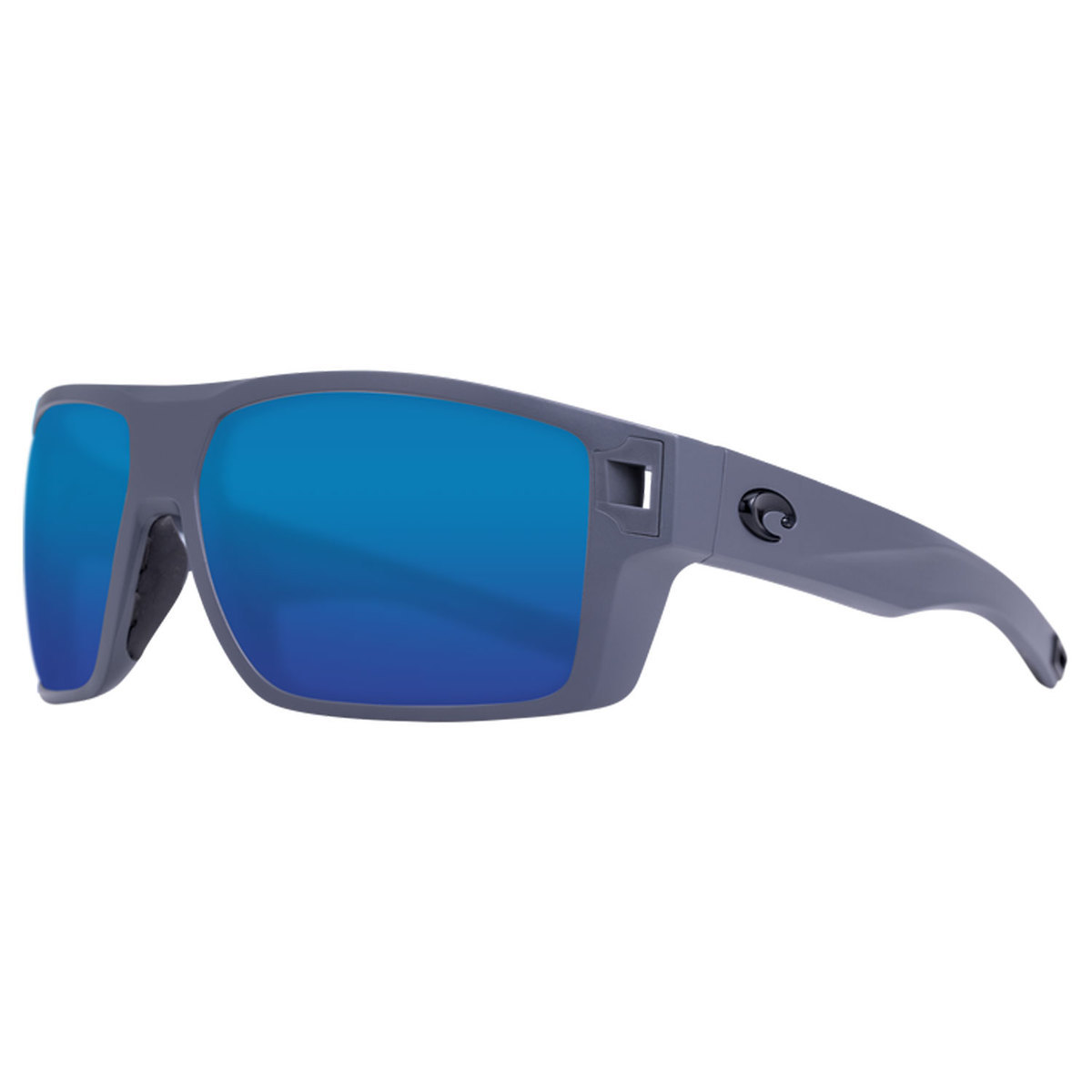 Costa Diedo Polarized Sunglasses - Matte Gray/Blue - Adult Costa Diedo Polarized Sunglasses - Matte Gray/Blue - Adult