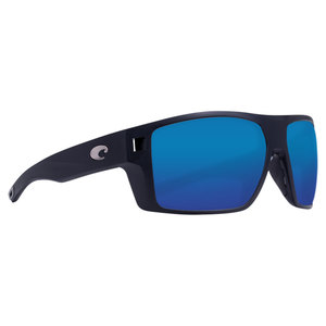 Costa Diego Polarized Sunglasses - Matte Black/ Blue