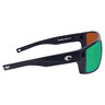 Costa Diego Polarized Sunglasses - Matte Black/Green - Adult