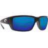 Costa Fantail Polarized Sunglasses - Matte Black/Blue Mirror - Adult