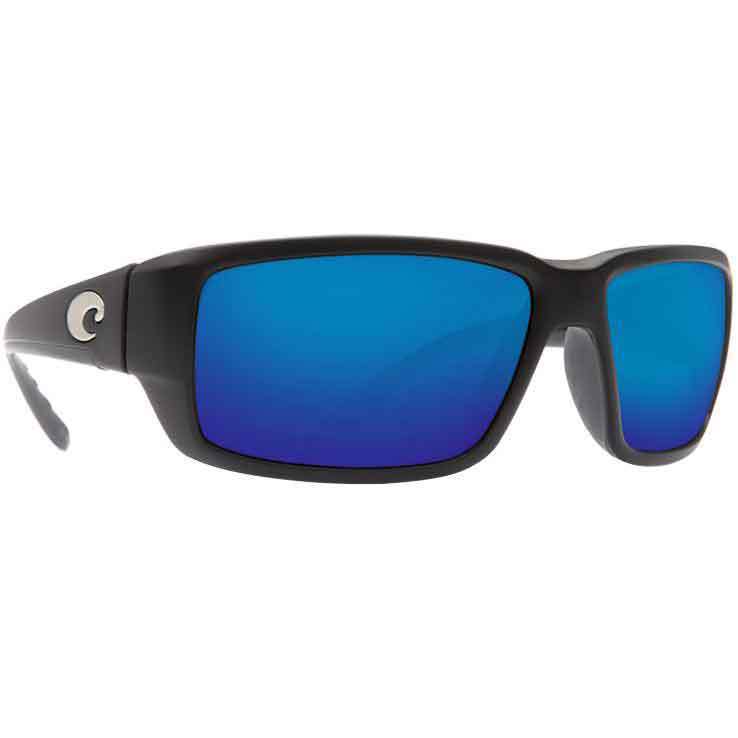 Costa Fantail Polarized Sunglasses - Matte Black/Blue Mirror - Adult Costa Fantail Polarized Sunglasses - Matte Black/Blue Mirror - Adult
