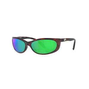 Costa Fathom Polarized Sunglasses - Tortoise/Green