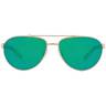 Costa Fernandina Polarized Sunglasses - Brushed Gold/Green - Adult