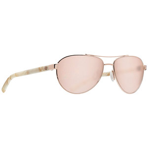 Costa Fernandina Polarized Sunglasses - Rose Gold/Copper Silver