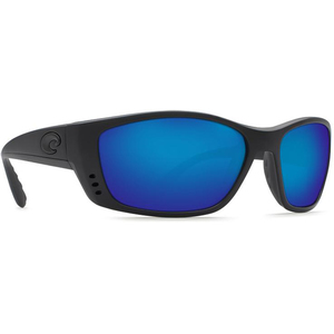 Costa Fisch Readers Polarized Sunglasses - Matte Black/Blue Mirror