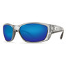 Costa Fisch Polarized Sunglasses - Silver/Blue Lens - Adult