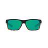 Costa Half Moon Polarized Sunglasses - Black Tortoise/Green - Adult