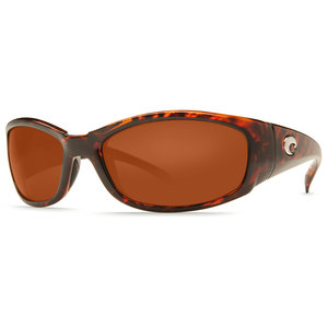 Costa Hammerhead Polarized Sunglasses - Tortoise/Brown Lens
