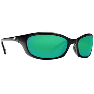 Costa Harpoon Polarized Sunglasses - Shiny Black/Green Mirror