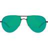 Costa Helo Matte Black Sunglasses - Green Mirror