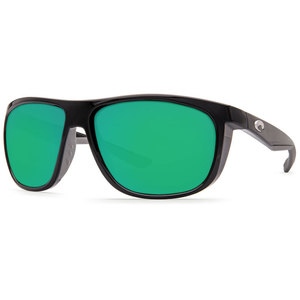 Costa Kiwa Polarized Sunglasses - Shiny Black/Green Mirror