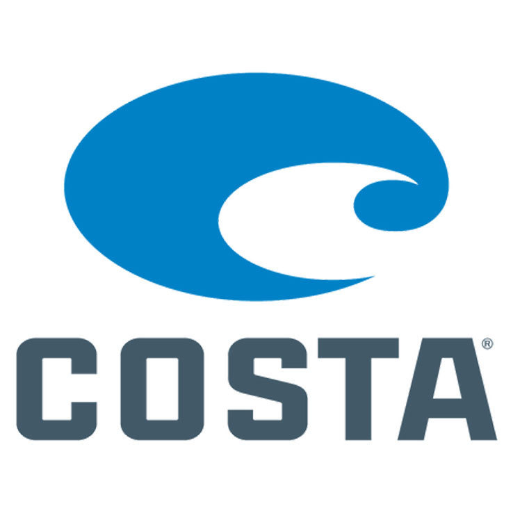 Costa Logo Decal 2 Pack - Blue/White | Sportsman's Warehouse