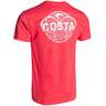 Costa Men's Chrome Short Sleeve Shirt - Heather Red - M - Heather Red M