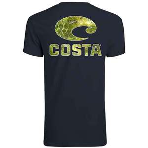 Costa Men's Mossy Oak Costal Short Sleeve Casual Shirt