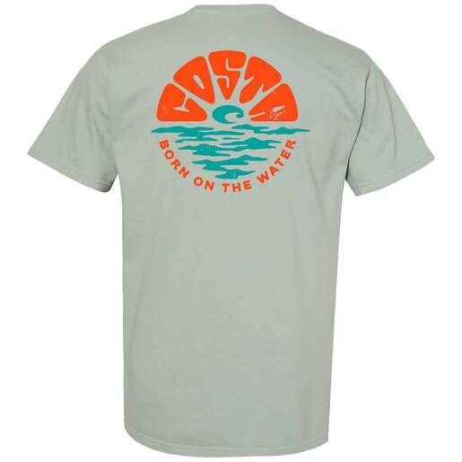 Costa Men's Sun Blocks Short-Sleeve Casual Shirt - Bay Green XL - Costa