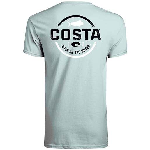 Costa Men's Tech Insignia Dorado Short-Sleeve Fishing Shirt - Artic Blue XL - Costa