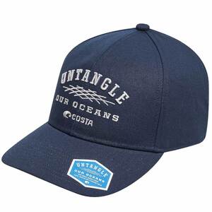 Costa Men's Untangled Recycled Adjustable Hat - Blue - One Size Fits Most
