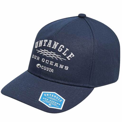 Costa Men's Untangled Recycled Adjustable Hat - Blue One Size Fits Most - Costa