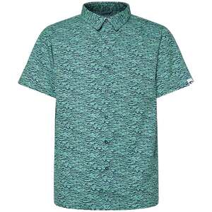 Costa Men's Wilson Print Hybrid Tech Short Sleeve Fishing Shirt