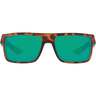 Costa Motu Matte Retro Tortoise Sunglasses - Green
