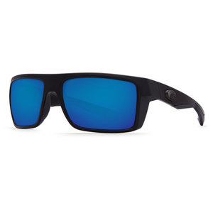 Costa Motu Polarized Sunglasses - Blackout/Blue Mirror