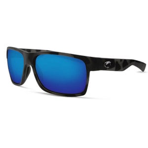 Costa Ocearch Half Moon Polarized Sunglasses - Tiger Shark/ Blue Mirror
