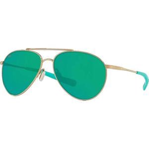 Costa Piper Polarized Sunglasses - Shiny Gold/Green