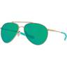Costa Piper Polarized Sunglasses - Shiny Gold/Green - Adult