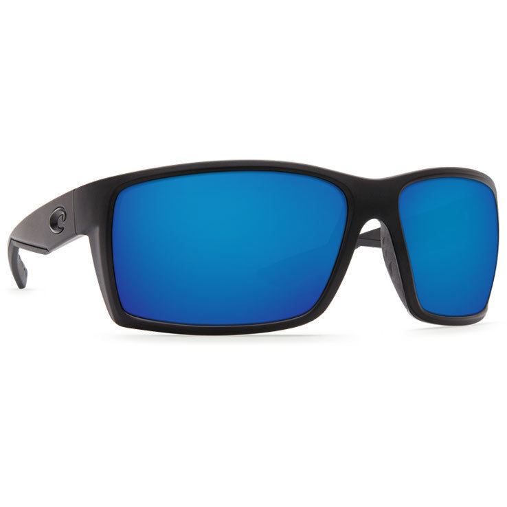 Costa Reefton Polarized Sunglasses - Blackout/Blue Mirror - Adult Costa Reefton Polarized Sunglasses - Blackout/Blue Mirror - Adult