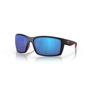 Costa Reefton Polarized Sunglasses - Race Black/Blue