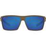 Costa Rincon Matte Moss Sunglasses - Blue Mirror Plastic