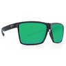 Costa Rincon Polarized Sunglasses - Shiny Black/Green Mirror - Adult