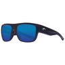 Costa Sampan Polarized Sunglasses - Matte Black/Blue - Adult