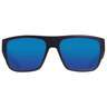 Costa Sampan Polarized Sunglasses - Matte Black/Blue - Adult