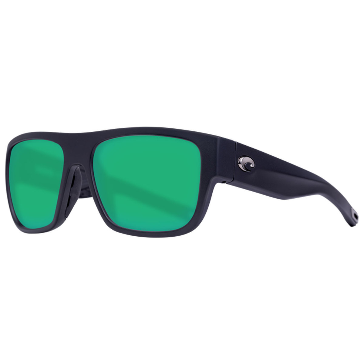 Costa Sampan Polarized Sunglasses - Matte Black/Green - Adult Costa Sampan Polarized Sunglasses - Matte Black/Green - Adult