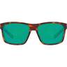 Costa Slack Tide Matte Tortoise Sunglasses - Copper Green