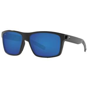 Costa Slack Tide Polarized Sunglasses - Shiny Black/Blue Lightwave