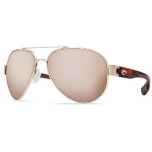 Costa South Point Polarized Sunglasses - Rose Gold/Copper Silver Mirror
