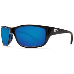 Costa Tasman Sea Polarized Sunglasses - Shiny Black/Blue Mirror
