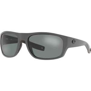 Costa Tico Matte Gray Sunglasses - Gray Silver Plastic