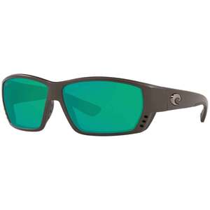 Costa Tuna Alley Polarized Sunglasses - Matte Steel Gray/Green