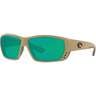 Costa Tuna Alley Polarized Sunglasses - Matte Sand/Green Mirror - Adult