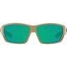 Costa Tuna Alley Polarized Sunglasses - Matte Sand/Green Mirror - Adult
