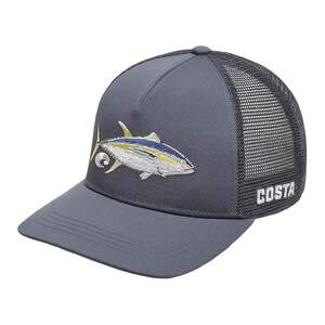 Costa Tuna Stitched Trucker Hat - Grey - One Size Fits Most