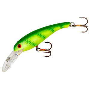 Cotton Cordell Wally Diver Crankbait - Chartreuse Perch, 1/4oz, 2-1/2in, 6-8ft